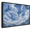 Artgeist Paveikslas - Mėlyna Sky Breaking Through Baltas Fluffy Clouds