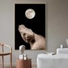 Artgeist Paveikslas - Moon and Statue (1 Part) Vertical