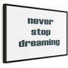 Artgeist Paveikslas - Never Stop Dreaming (1 Part) Wide
