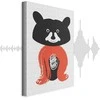 Artgeist Paveikslas - Nice Mr. Raccoon (1 Part) Vertical