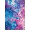 Artgeist Paveikslas - Night Flows - Abstract Waves in Shades of Mėlyna and Violet