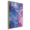 Artgeist Paveikslas - Night Flows - Abstract Waves in Shades of Mėlyna and Violet