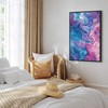 Artgeist Paveikslas - Night Flows - Abstract Waves in Shades of Mėlyna and Violet