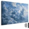 Artgeist Paveikslas - Ocean in the Air: Waving Clouds Reflecting Morning Light