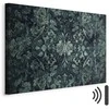 Artgeist Paveikslas - Oriental Pattern Carpet: Emerald Ornaments and Worn Patterns