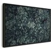 Artgeist Paveikslas - Oriental Pattern Carpet: Emerald Ornaments and Worn Patterns