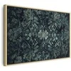 Artgeist Paveikslas - Oriental Pattern Carpet: Emerald Ornaments and Worn Patterns