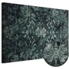 Artgeist Paveikslas - Oriental Pattern Carpet: Emerald Ornaments and Worn Patterns