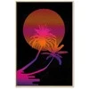 Artgeist Paveikslas - Palm at Sunrise (1 Part) Vertical