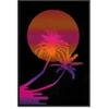 Artgeist Paveikslas - Palm at Sunrise (1 Part) Vertical