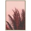 Artgeist Paveikslas - Palm Trees at Sunset (1 Part) Vertical
