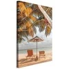 Artgeist Paveikslas - Palm Umbrella (1 Part) Vertical