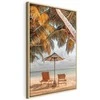 Artgeist Paveikslas - Palm Umbrella (1 Part) Vertical
