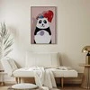 Artgeist Paveikslas - Panda with a Balloon (1 Part) Vertical
