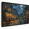 Artgeist Paveikslas - Paris street – a painting inspired by Vincent van Gogh's style