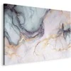 Artgeist Paveikslas - Pastel stones - pink and mėlynas structures on a marble base
