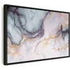 Artgeist Paveikslas - Pastel stones - pink and mėlynas structures on a marble base