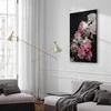 Artgeist Paveikslas - Peony Charm (1-part) - Colorful Bouquet on Juodas Background