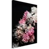 Artgeist Paveikslas - Peony Charm (1-part) - Colorful Bouquet on Juodas Background