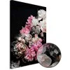 Artgeist Paveikslas - Peony Charm (1-part) - Colorful Bouquet on Juodas Background