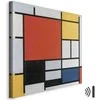 Artgeist Paveikslas - Piet Mondrian – Composition with red, yellow. mėlynas and juodas