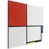 Artgeist Paveikslas - Piet Mondrian – Composition No. III, with red, mėlynas, yellow and juodas
