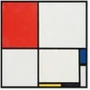 Artgeist Paveikslas - Piet Mondrian – Composition No. III, with red, mėlynas, yellow and juodas