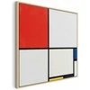 Artgeist Paveikslas - Piet Mondrian – Composition No. III, with red, mėlynas, yellow and juodas
