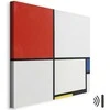 Artgeist Paveikslas - Piet Mondrian – Composition No. III, with red, mėlynas, yellow and juodas