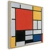 Artgeist Paveikslas - Piet Mondrian – Composition with red, yellow. mėlynas and juodas