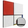 Artgeist Paveikslas - Piet Mondrian – Composition No. III, with red, mėlynas, yellow and juodas