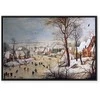 Artgeist Paveikslas - Pieter Bruegel the Elder – Winter Landscape with Birdtrap