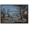 Artgeist Paveikslas - Pieter Brueghel the Younger – Winter Landscape with a Bird Trap