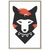 Artgeist Paveikslas - Polite Fox (1 Part) Vertical