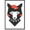 Artgeist Paveikslas - Polite Fox (1 Part) Vertical