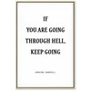 Artgeist Paveikslas - Power of Words (1-part) - Winston Churchill's Motivational Quote