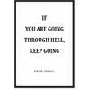 Artgeist Paveikslas - Power of Words (1-part) - Winston Churchill's Motivational Quote