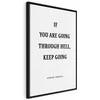 Artgeist Paveikslas - Power of Words (1-part) - Winston Churchill's Motivational Quote