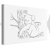 Artgeist Paveikslas - Quiet Charm of Nature (1-part) - Sleeping Koala in Juodas and Baltas