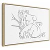 Artgeist Paveikslas - Quiet Charm of Nature (1-part) - Sleeping Koala in Juodas and Baltas