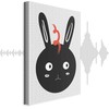 Artgeist Paveikslas - Rabbit Sees Everything (1 Part) Vertical