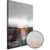 Artgeist Paveikslas - Reflection of Colors (1-part) - Sunset in Painted Abstract Background