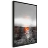 Artgeist Paveikslas - Reflection of Colors (1-part) - Sunset in Painted Abstract Background