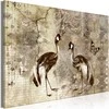 Artgeist Paveikslas - Retro Cranes (1 Part) Wide