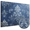 Artgeist Paveikslas - Retro Ornament Decorative Motif in Worn Blues