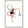 Artgeist Paveikslas - Rhythmic Gymnastics - Illustration of a Woman With a Ribbon