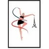 Artgeist Paveikslas - Rhythmic Gymnastics - Illustration of a Woman With a Ribbon