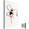 Artgeist Paveikslas - Rhythmic Gymnastics - Illustration of a Woman With a Ribbon