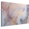 Artgeist Paveikslas - Rožinė and mėlynas marble - abstract watercolour with auksinis accents