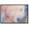 Artgeist Paveikslas - Rožinė and mėlynas marble - abstract watercolour with auksinis accents